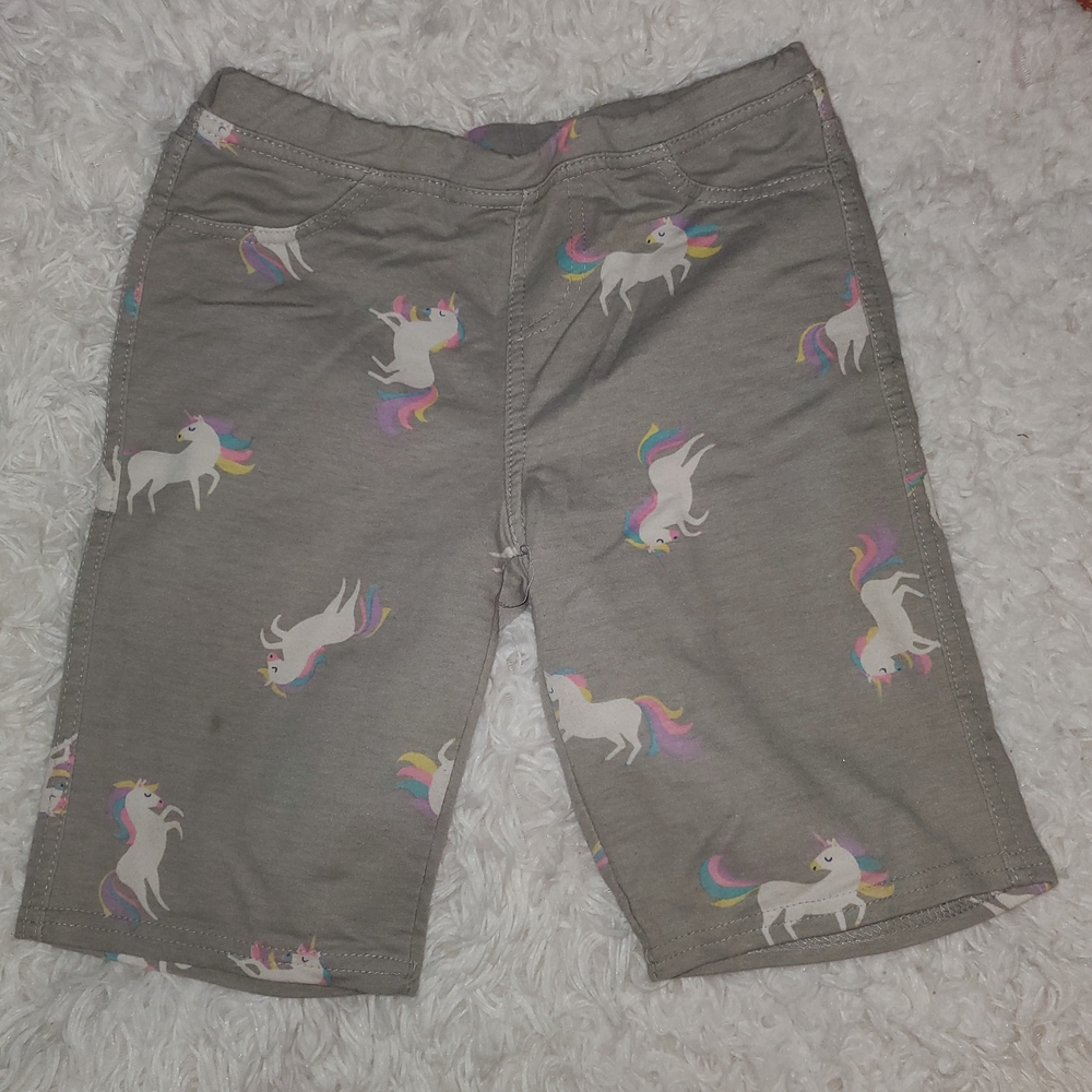 Unicorn Print Kids Shorts
